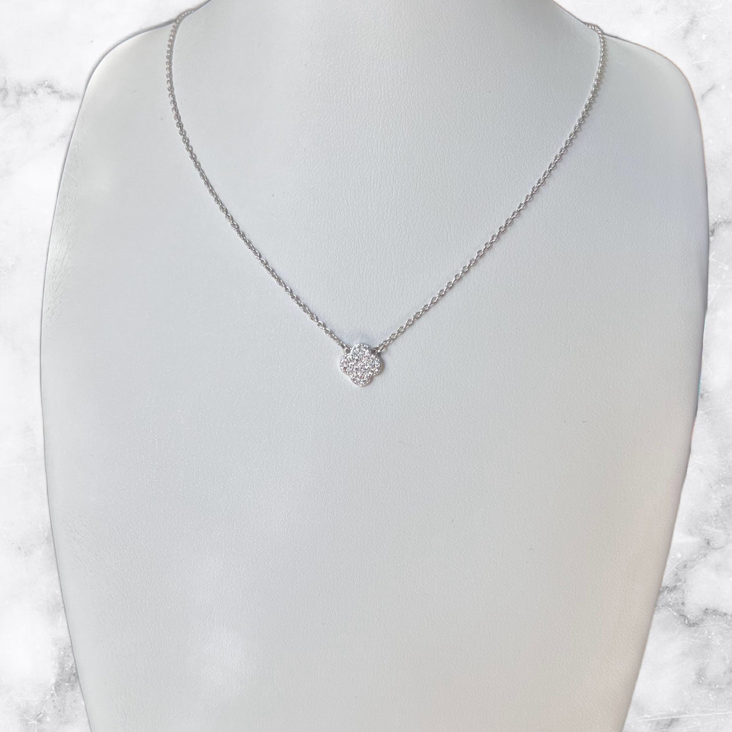Lucky Micro Pavé Necklace