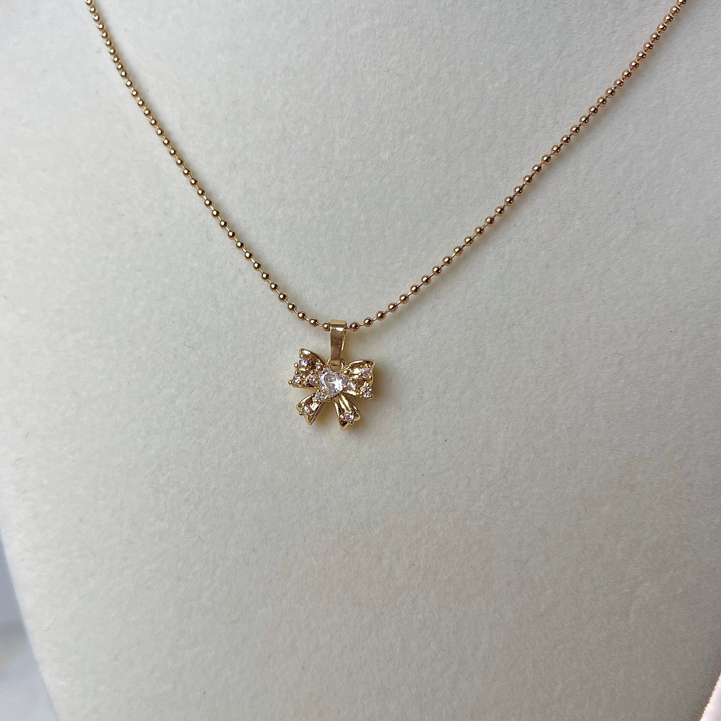 Coquette Bow Necklace